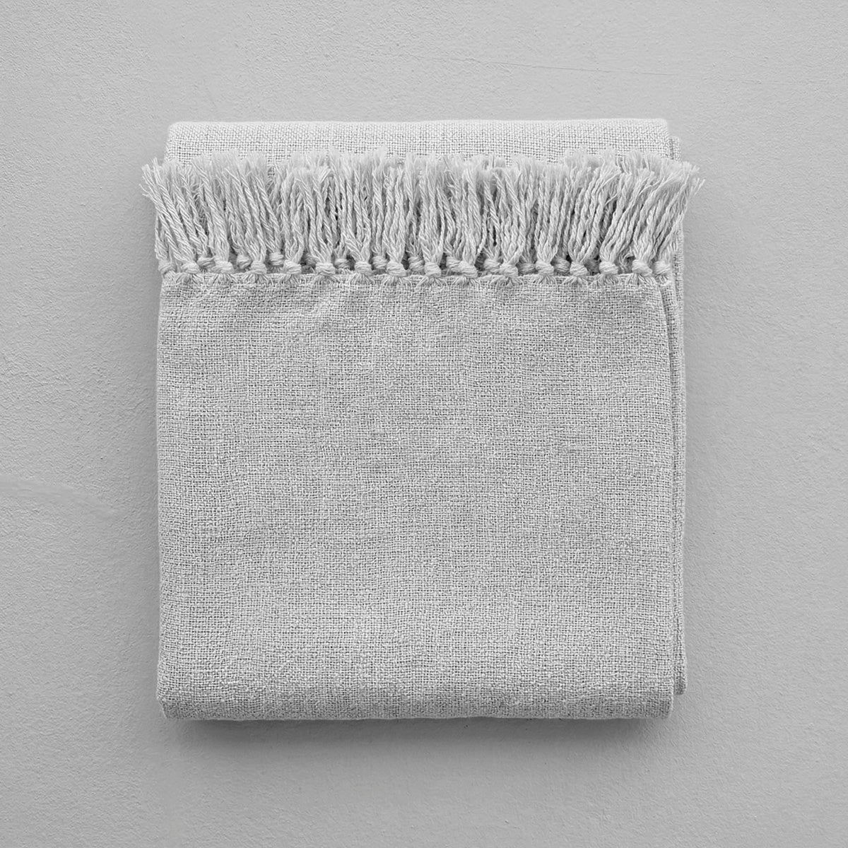 Manta para Sofá Artesanal Algodão com franjas Celine