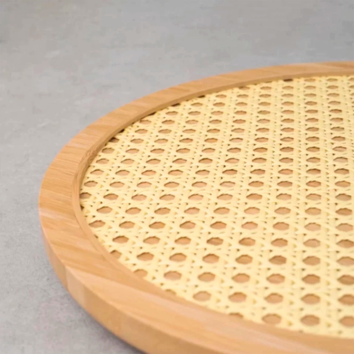 Tábua de Bambu com Base Giratória Essenza Natural