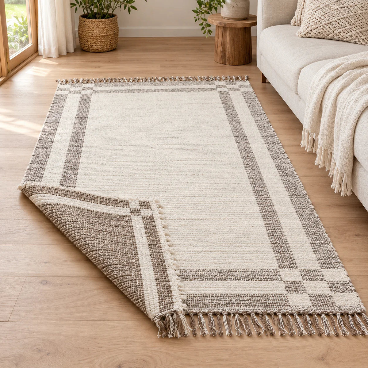 Tapete Dupla Face Trama Natural Boho Chic