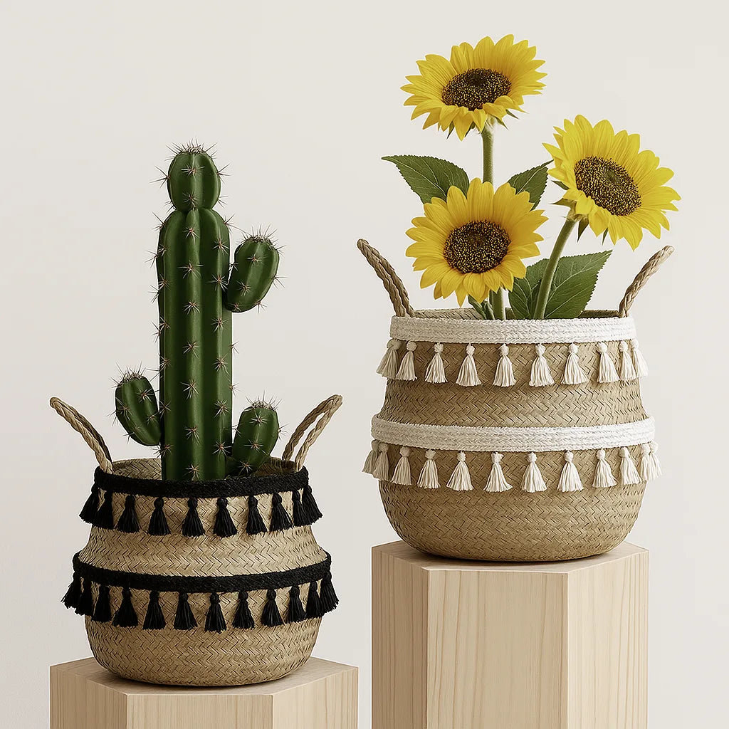 Vaso Decorativo Vime Boho