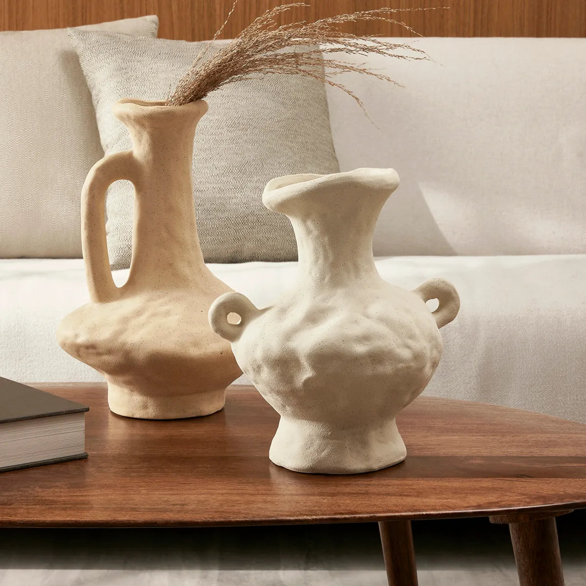 Vaso Decorativo de Cerâmica Orgânico Roma