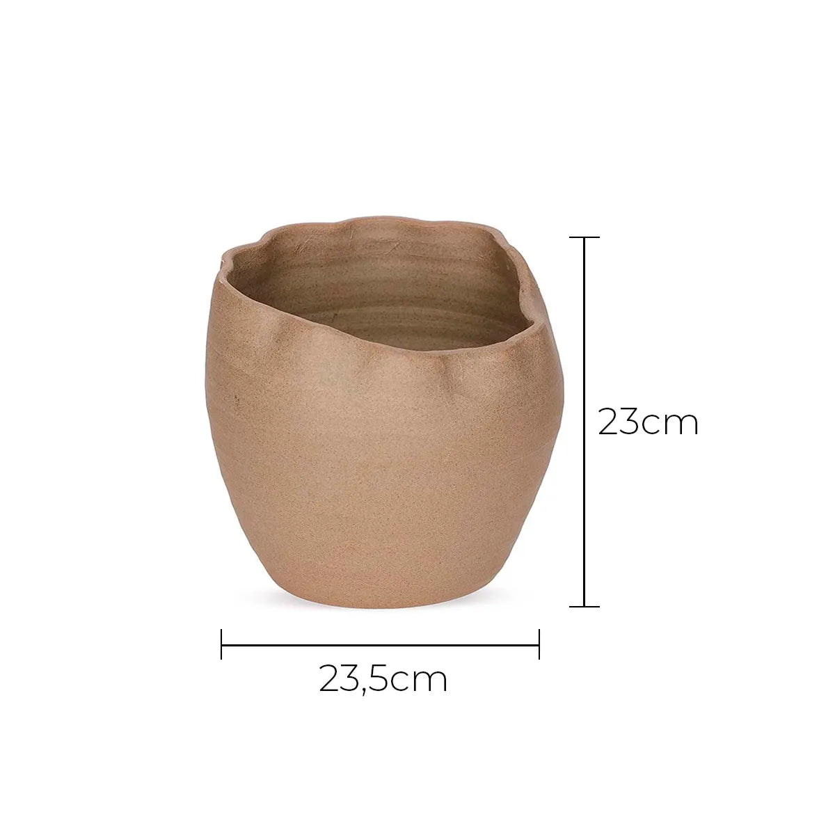 Conjunto de Vasos Decorativos em Cerâmica Terravéa
