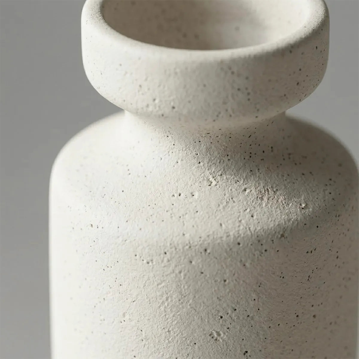 Conjunto de Vasos Decorativos Cerâmica Texturizado Verso