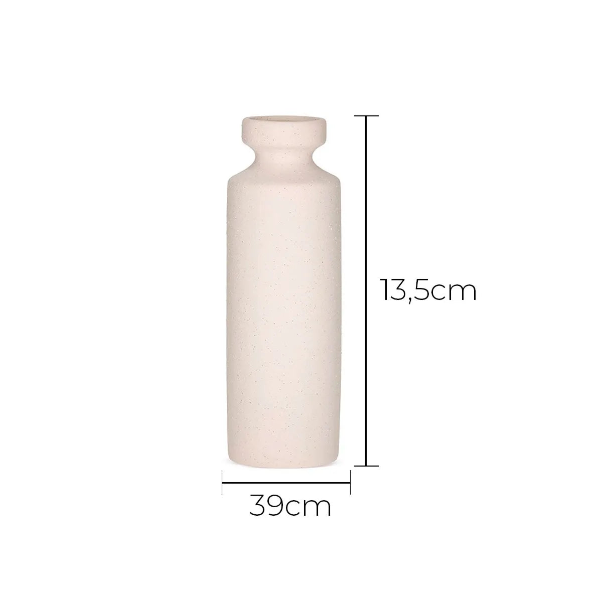 Conjunto de Vasos Decorativos Cerâmica Texturizado Verso