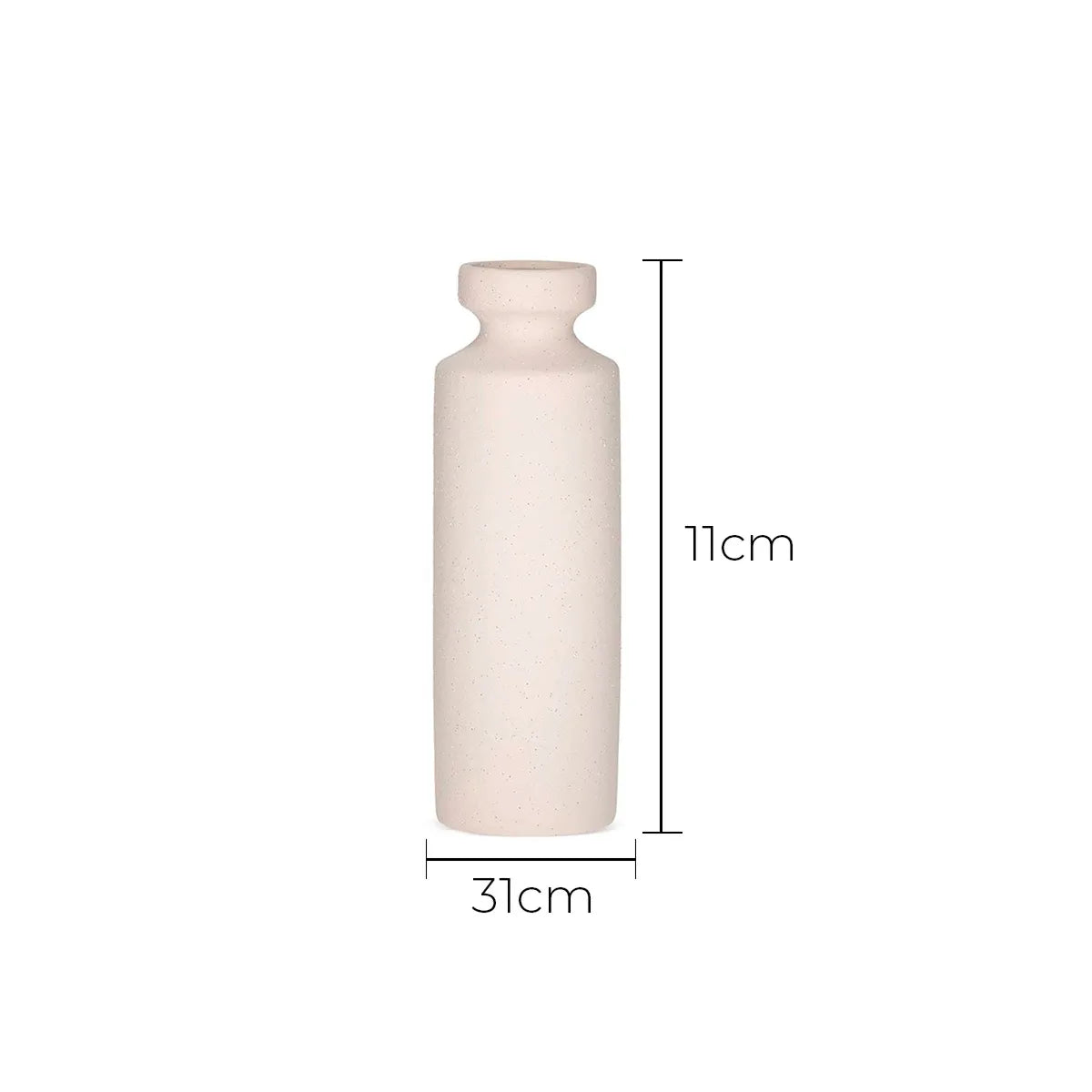 Conjunto de Vasos Decorativos Cerâmica Texturizado Verso