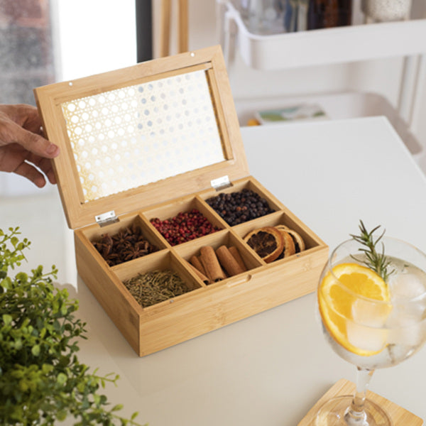 Caixa Multiuso Palhinha Indiana Essenza Natural