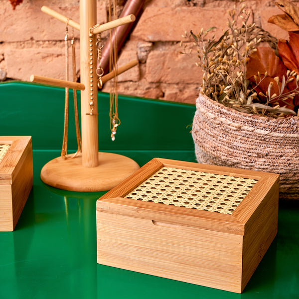 Caixa Multiuso Palhinha Indiana Essenza Natural