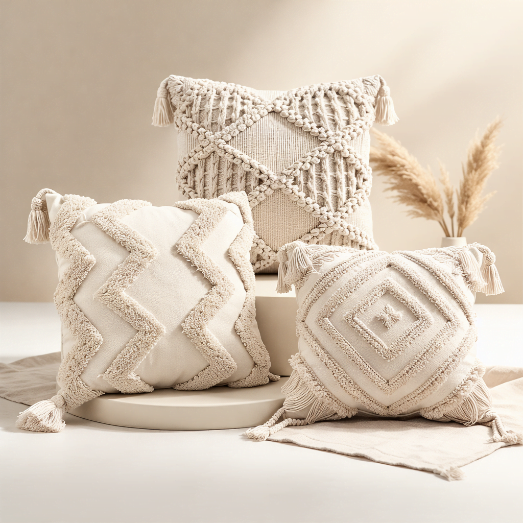 Capa de Almofada Algodão Horizonte