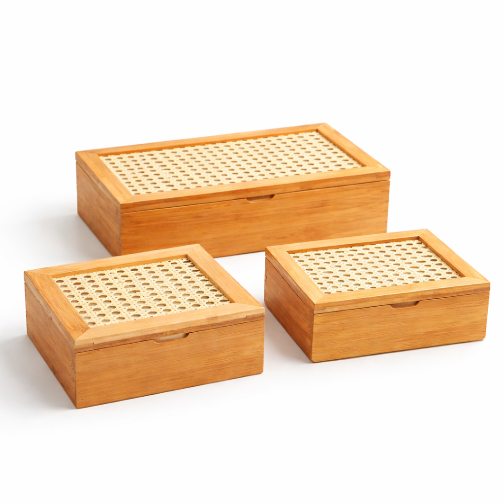 Caixa Multiuso Palhinha Indiana Essenza Natural