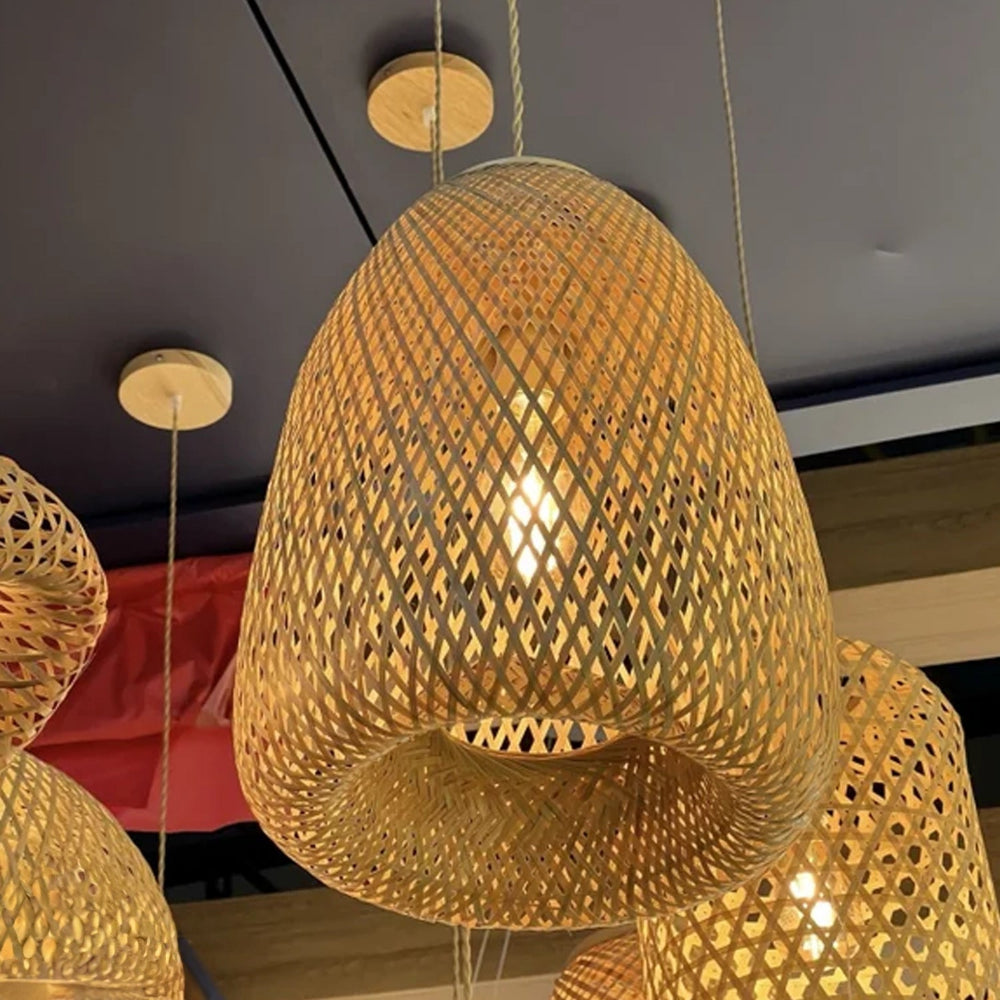 Luminária Pendente de Bambu Bayu — imagem principal do produto