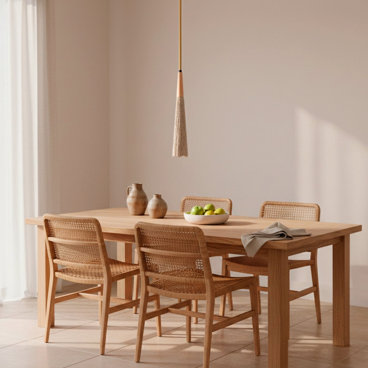 Luminária Pendente de Concreto Lyne — luminária para decoração de interiores