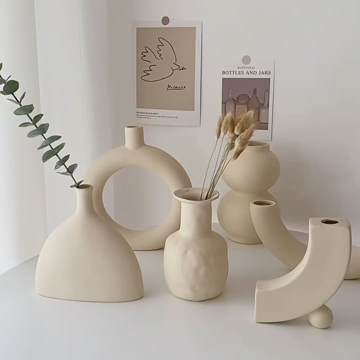 Vasos de Cerâmica Nordic Harmony